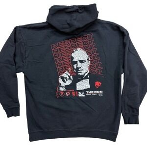 The Godfather Graphic Hoodie Black Men's Pullover Long Sleeve‎
